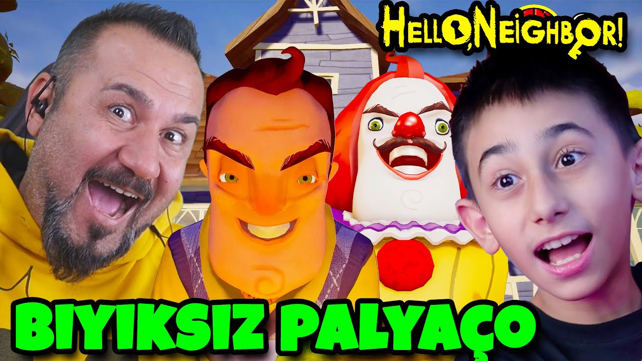 KAZIM USTA BIYIKSIZ PALYAÇO OLDU! | EGEMEN KAAN İLE HELLO NEİGHBOR MODLU BÖLÜM