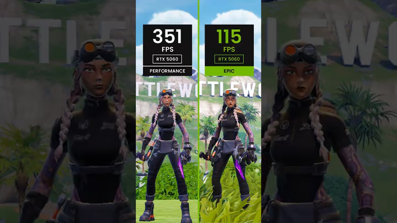 Fortnite vs RTX 5060 – Graphics & Performance Test!
