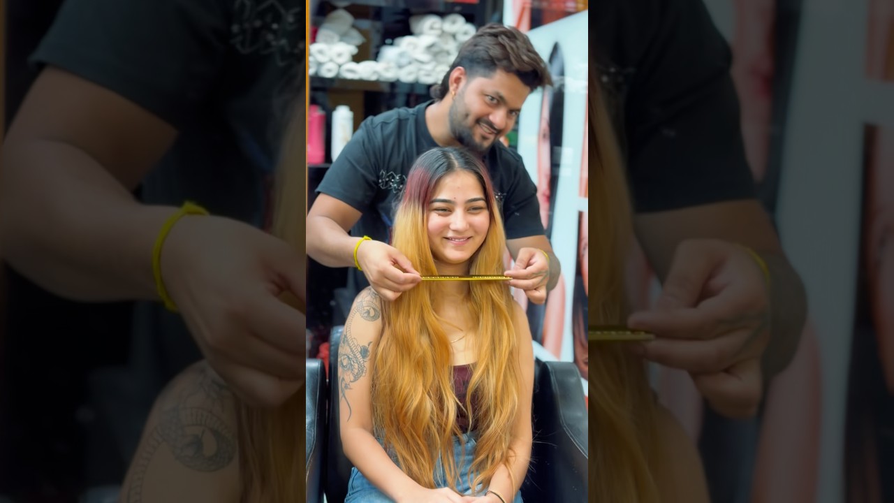 😱Long to short Haircut✂️🦋#haircut #shorts #viralshorts #reels #hairstyle #hair #viral #yt