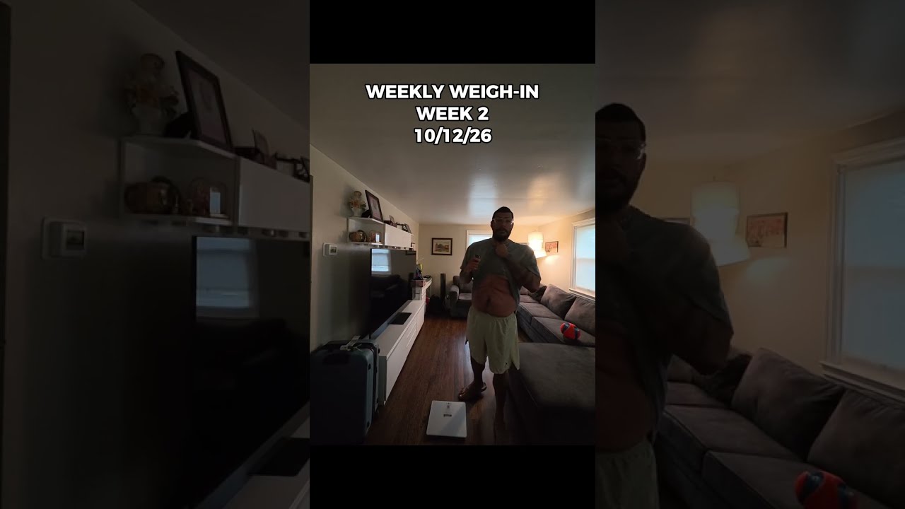 WEEKLY WEIGH-IN | How to lose 50 pounds 🤯