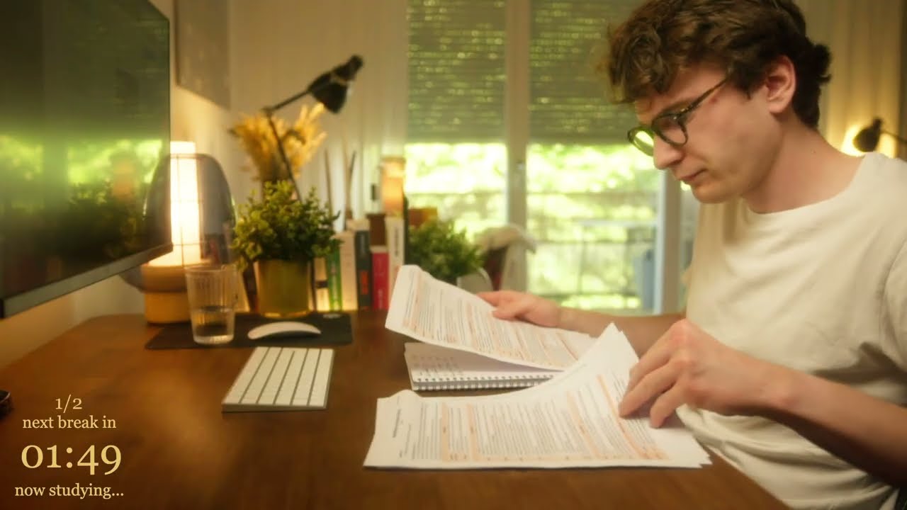 4-HOUR | Study With Me | Deep work, One break