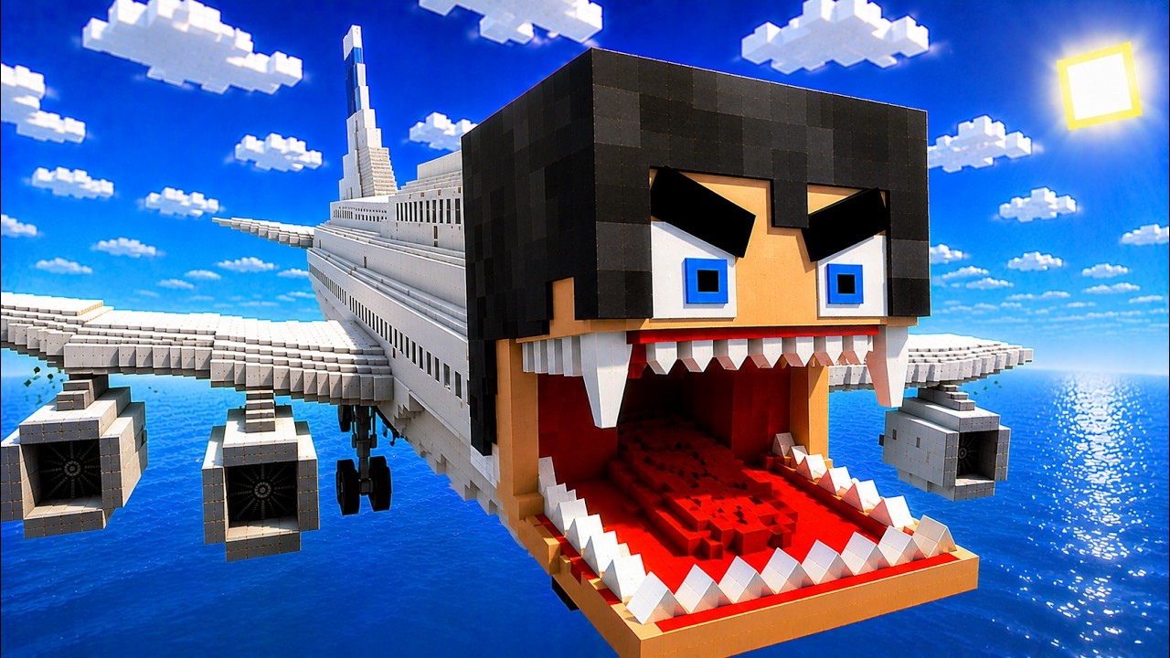 飛行機の化け物になるマインクラフト【 マイクラ / マインクラフト 】