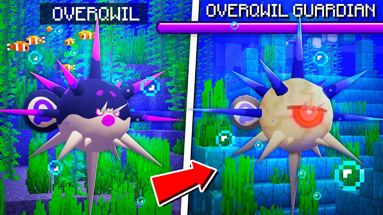 TRANSFORMEI POKÉMONS EM BOSSES DO MINECRAFT
