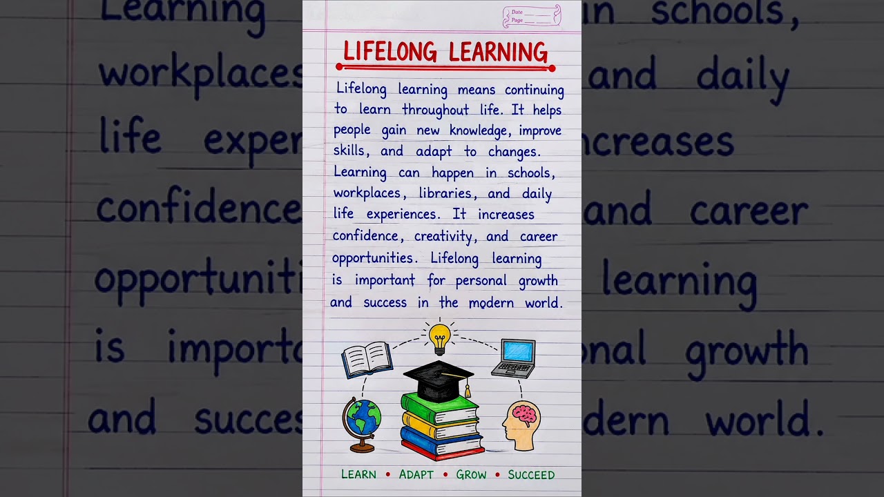 Lifelong Learning Essay in English