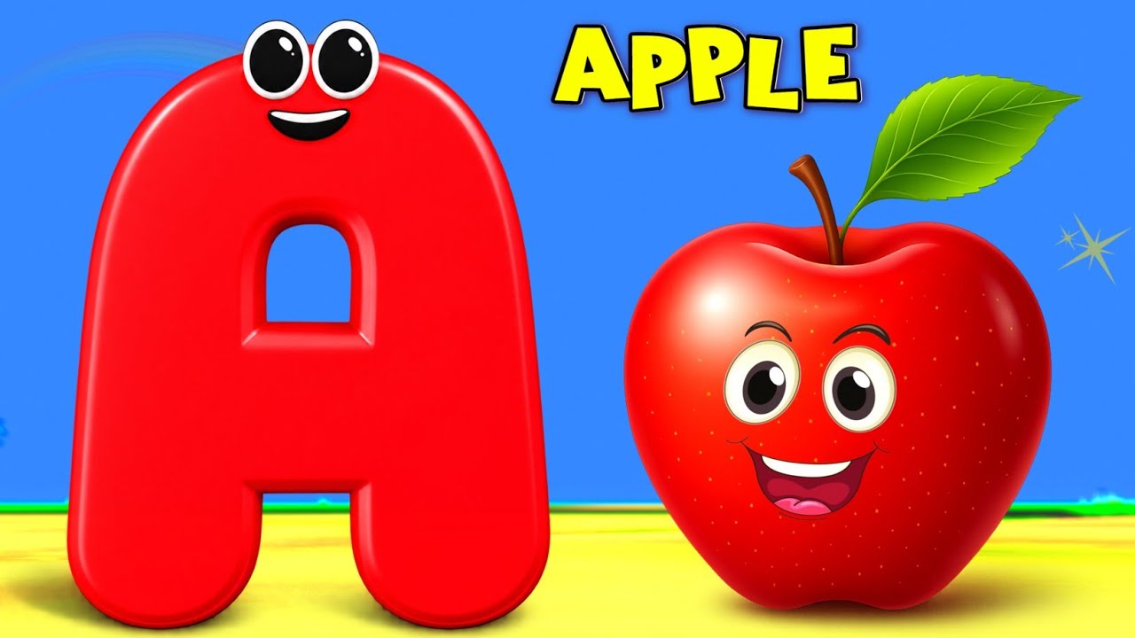Live ABC Phonics Song for Kids | Learn Alphabet Sounds A to Z | A is for Apple  | ABC Song For kids