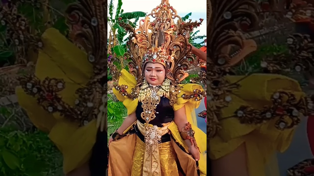kostum kuning menyala#cover #music #dance #kostum