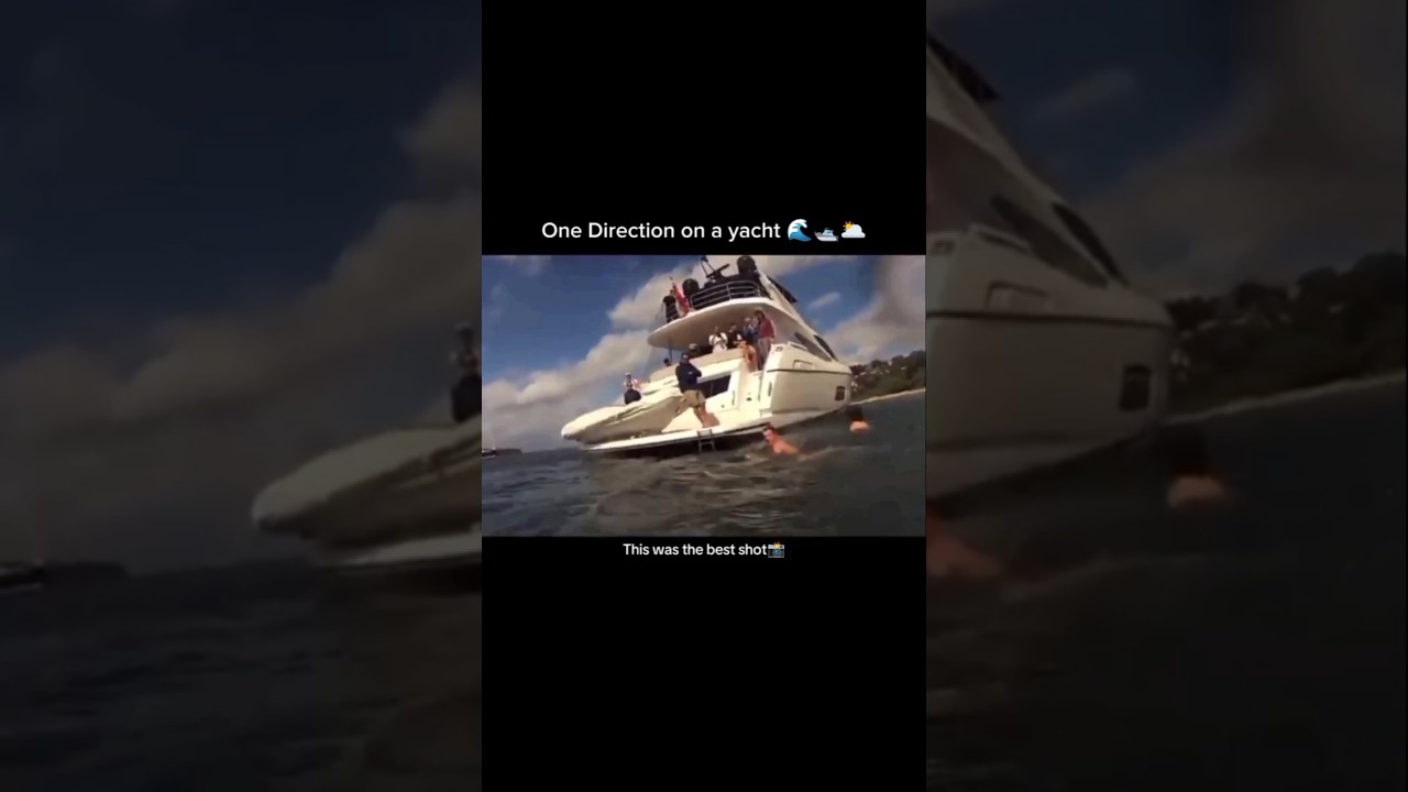 One Direction on a yacht | unseen shorts #onedirection #harrystyles #zaynmalik #liampayne