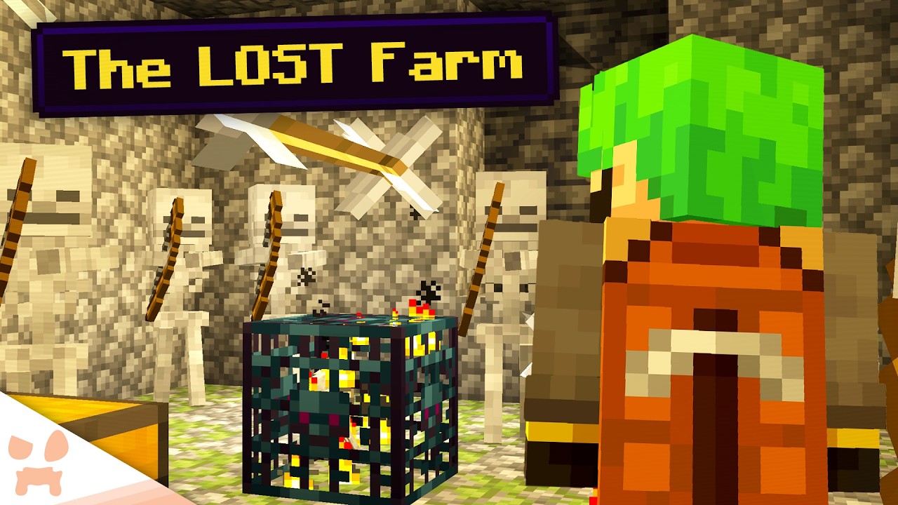 Building A NEW SKELETON FARM For The Minecraft Poplar Update!