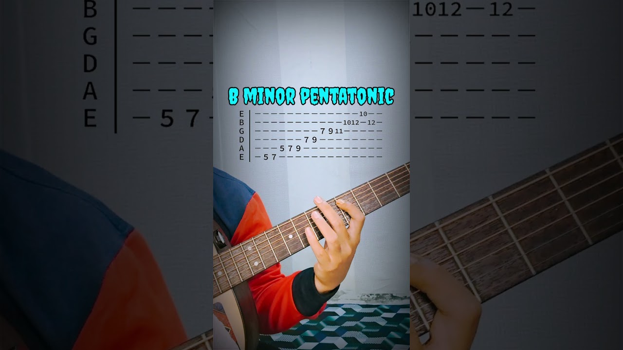 B minor pentatonic guitar lesson