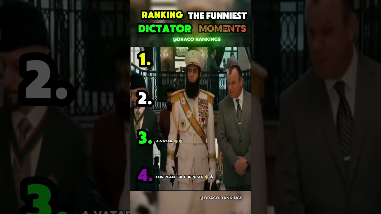 Ranking The FUNNIEST Dictator Moments 😂 Sacha Baron Cohen Was UNHINGED!