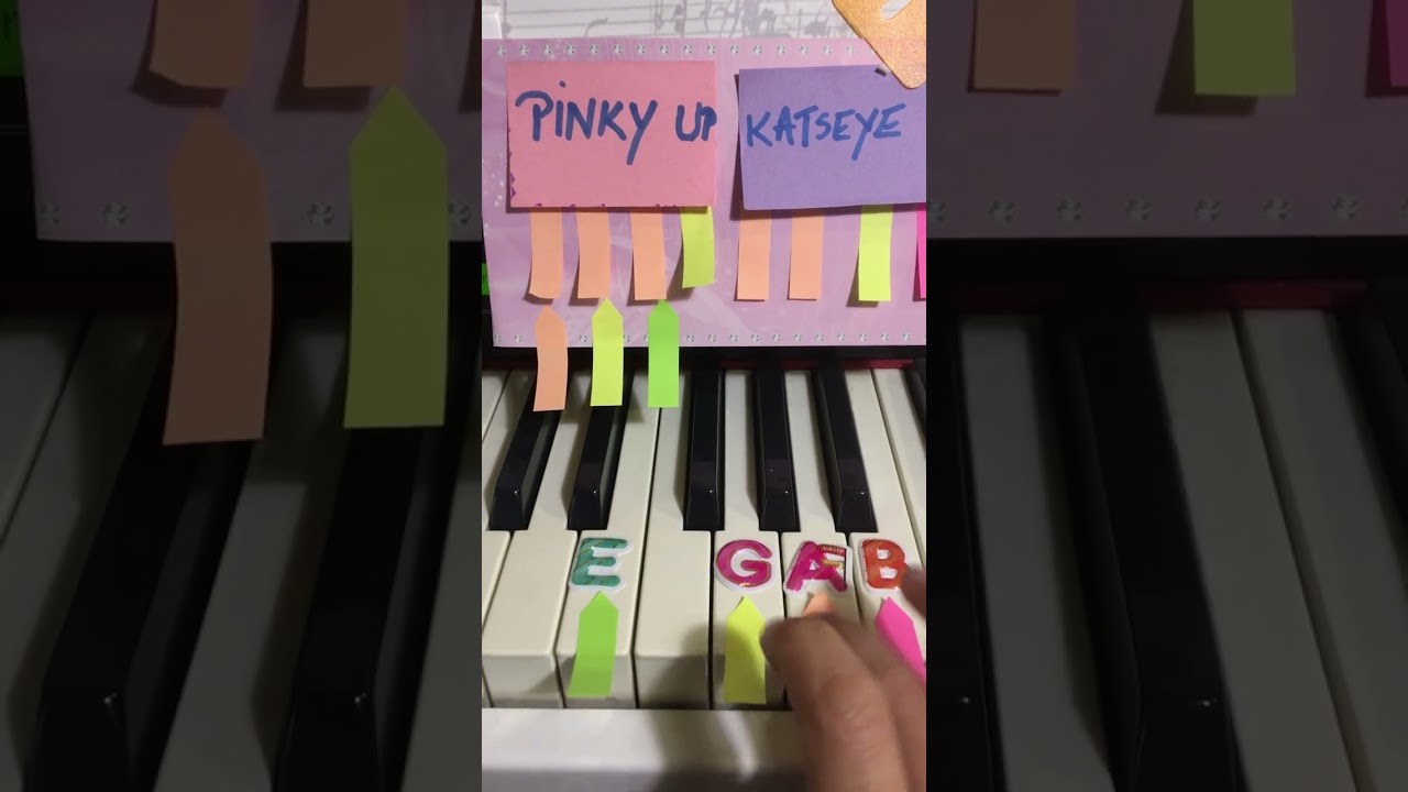 Pinky Up KATSEYE | Piano Tutorial EASY / 캣츠아이