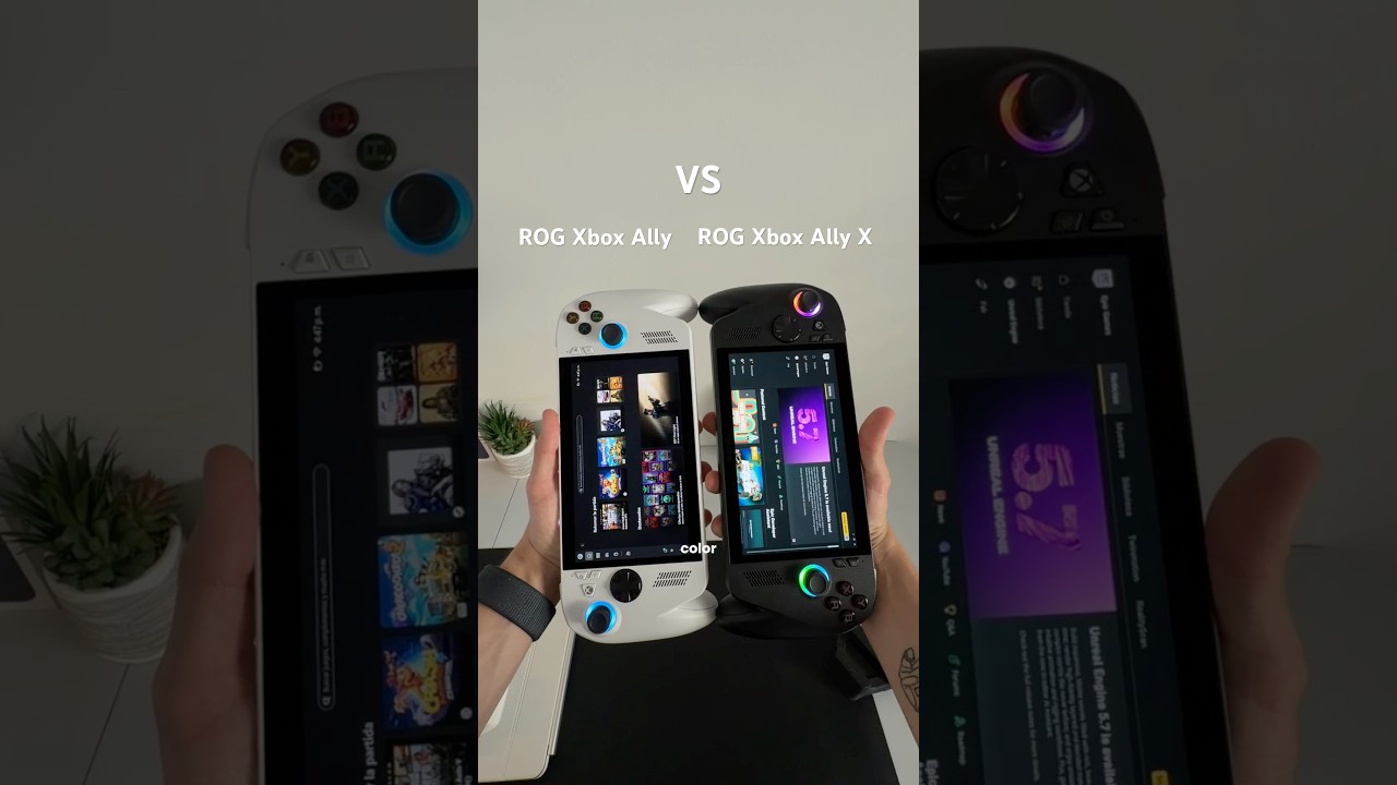 ROG Xbox Ally X vs Ally Normal. Que es lo que obtienes #rog #gaming #tech #consolas #asus