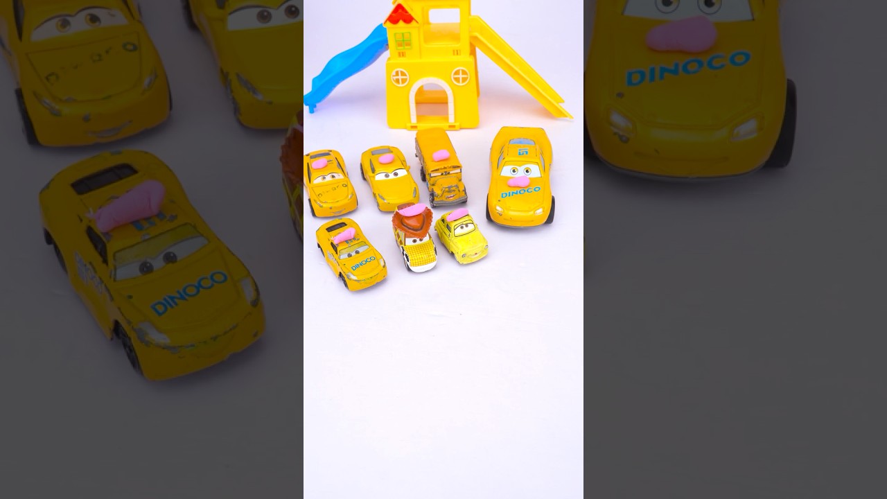 Disney Pixar Cars Dinoco Cruz Ramirez ASMR No Talking #asmr #toys #review