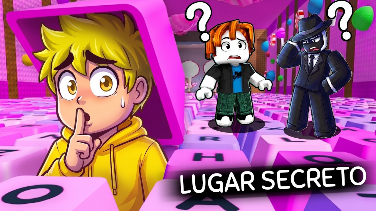 USEI TRUQUES SECRETOS PARA TROLLAR MEU AMIGO NO PARKOUR DE TECLADOS ESCONDE-ESCONDE