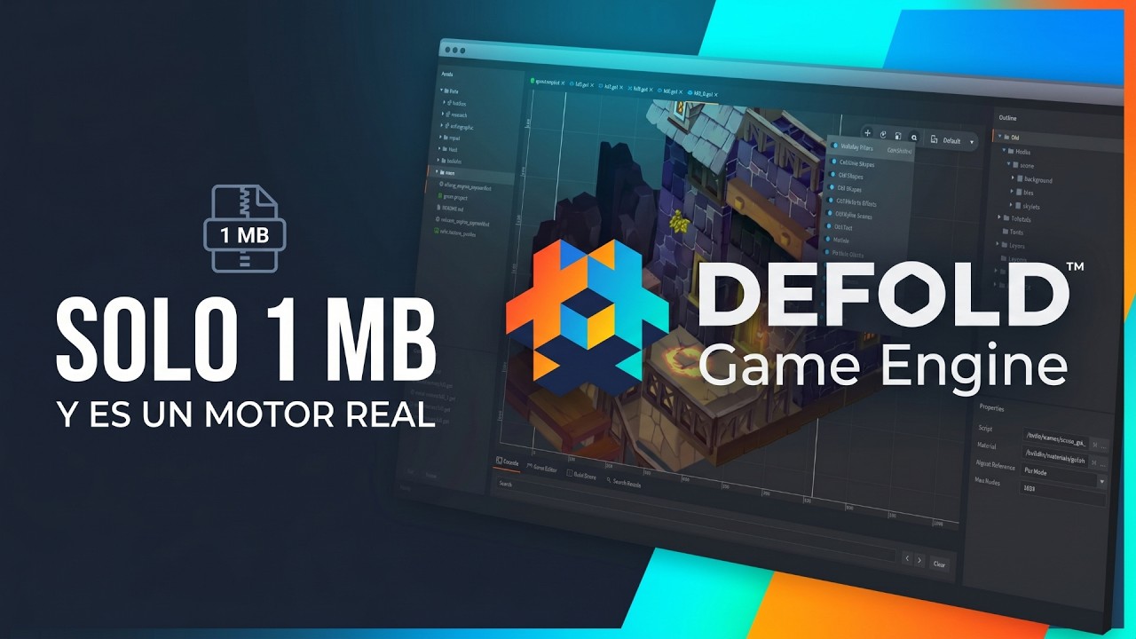 ¿Qué es DEFOLD? 🎮 El motor GRATIS que los desarrolladores ignoran
