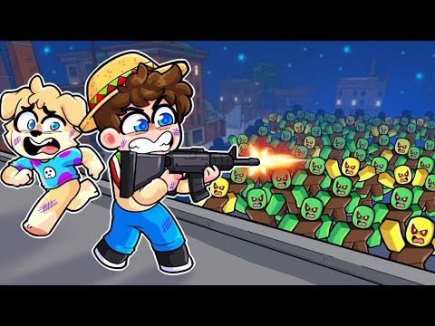 SOBREVIVIMOS 100 DIAS en el APOCALIPSIS ZOMBIE 😲💀  SILVIOGAMER en ROBLOX