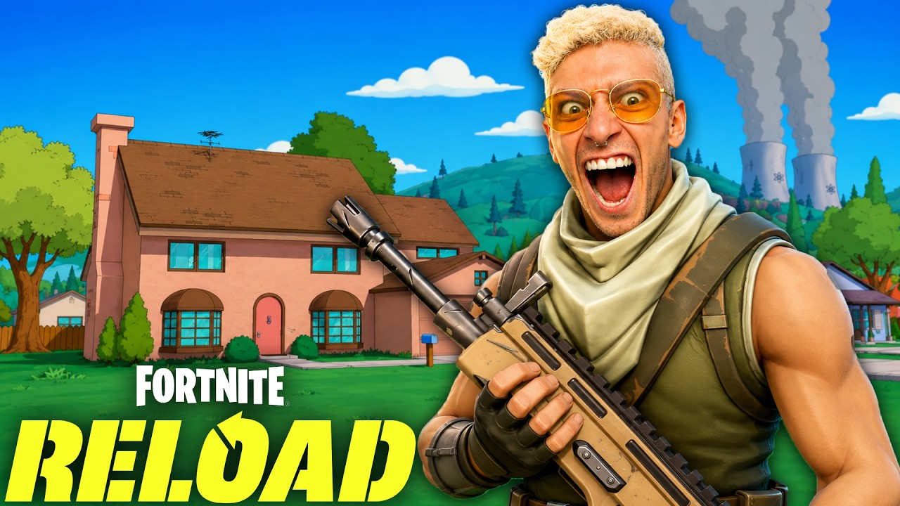 PROVO LA STAGIONE DI SIMPSON RELOAD SU FORTNITE