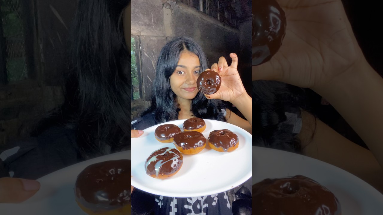 পাউরুটি দিয়ে Donut খাবার ইচ্ছাটা পূরণ করলাম 😅🍩 #shorts #trending #food #recipe #homemade#viralvideo