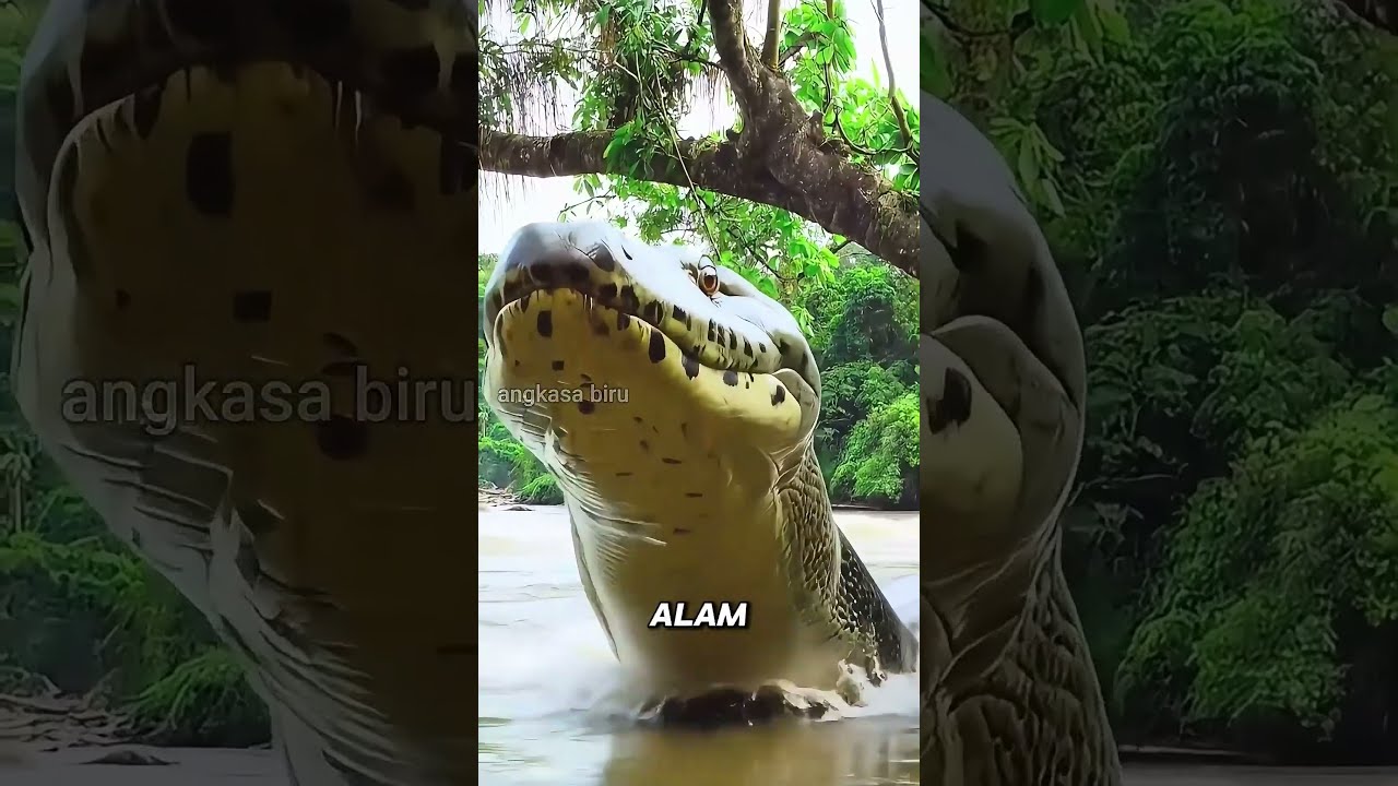 Ular Ini Bertaruh Nyawa Menyeberangi Jalan Raya! 🐍#faktahewan #ular #shorts