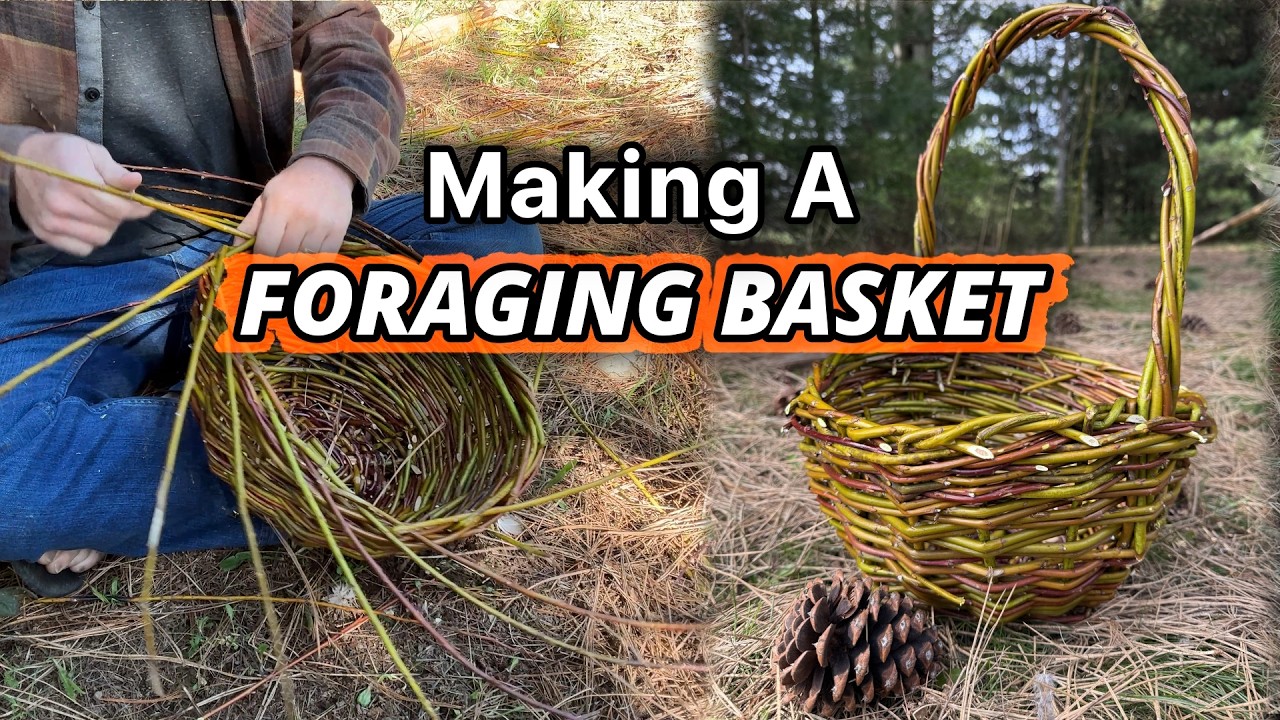 Basket Making Made Simple: Knife Only Wild Willow Basket