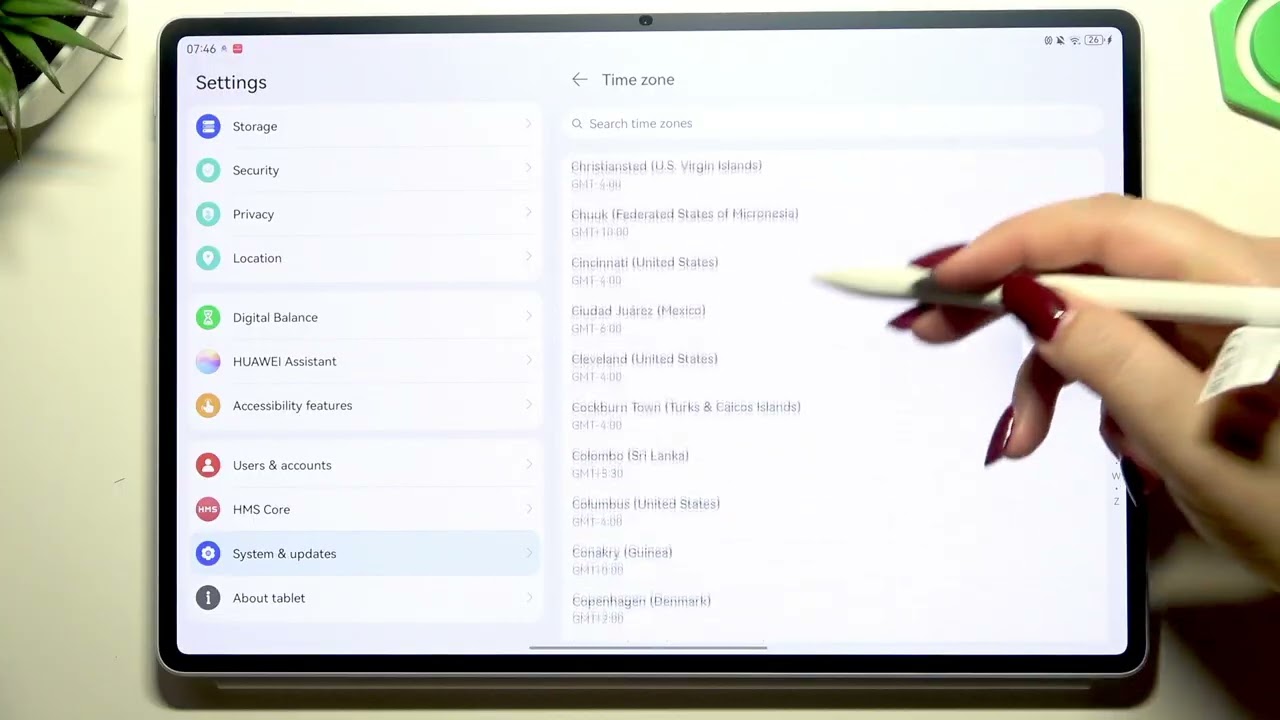 HUAWEI MatePad Air 2026 – How to Change Date and Time