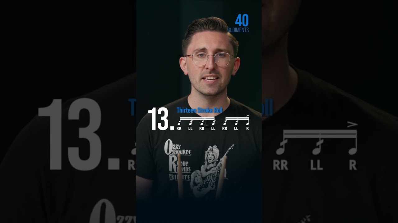 Conquer the Thirteen Stroke Roll #drumeo #rudiments #drumlessons