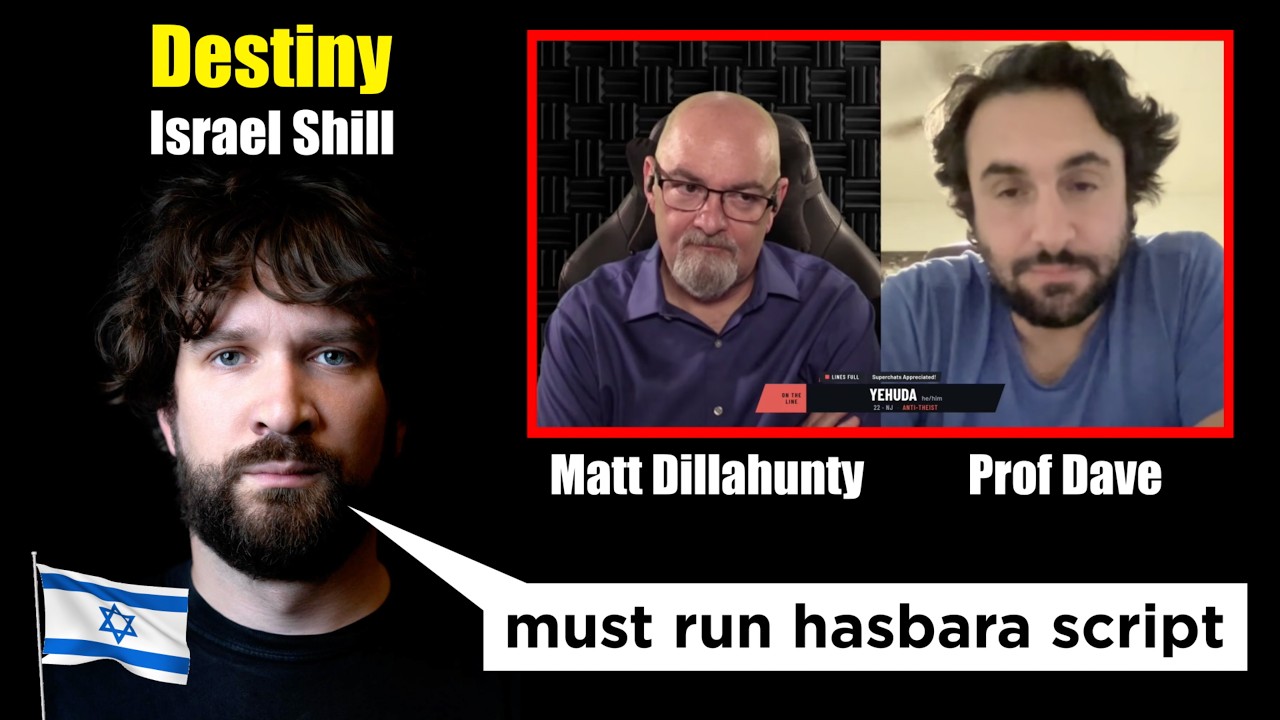 Destiny Will Never Stop Shilling For Israel