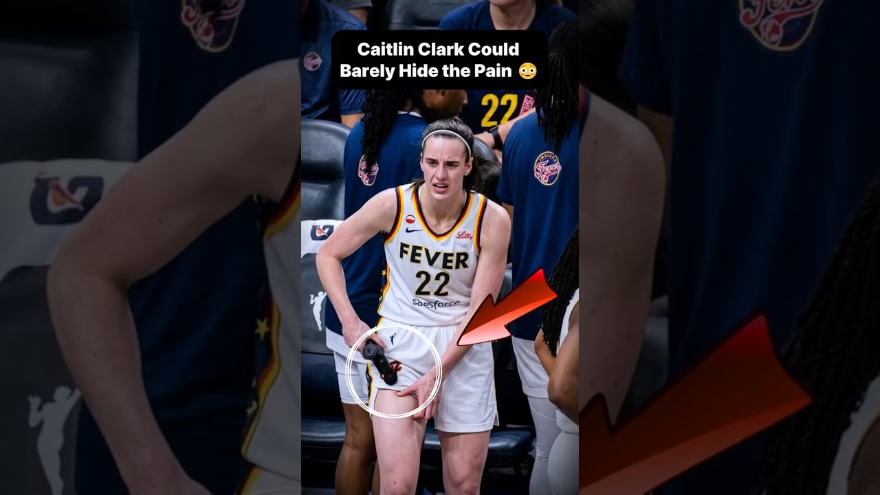 Caitlin Clark Left in Pain After Brutal Hits 😳💔 #caitlinclark #basketball