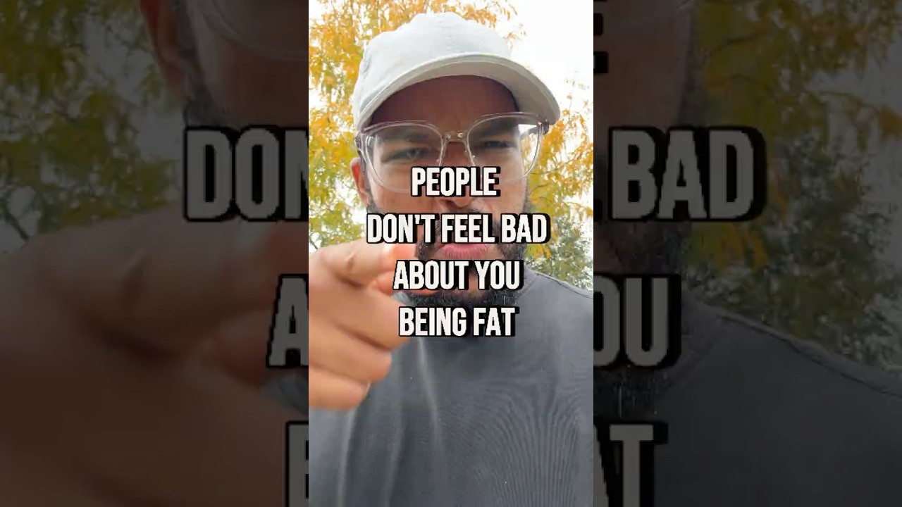 No one feels bad for fat people #fatloss #fitness #weightlossjourney