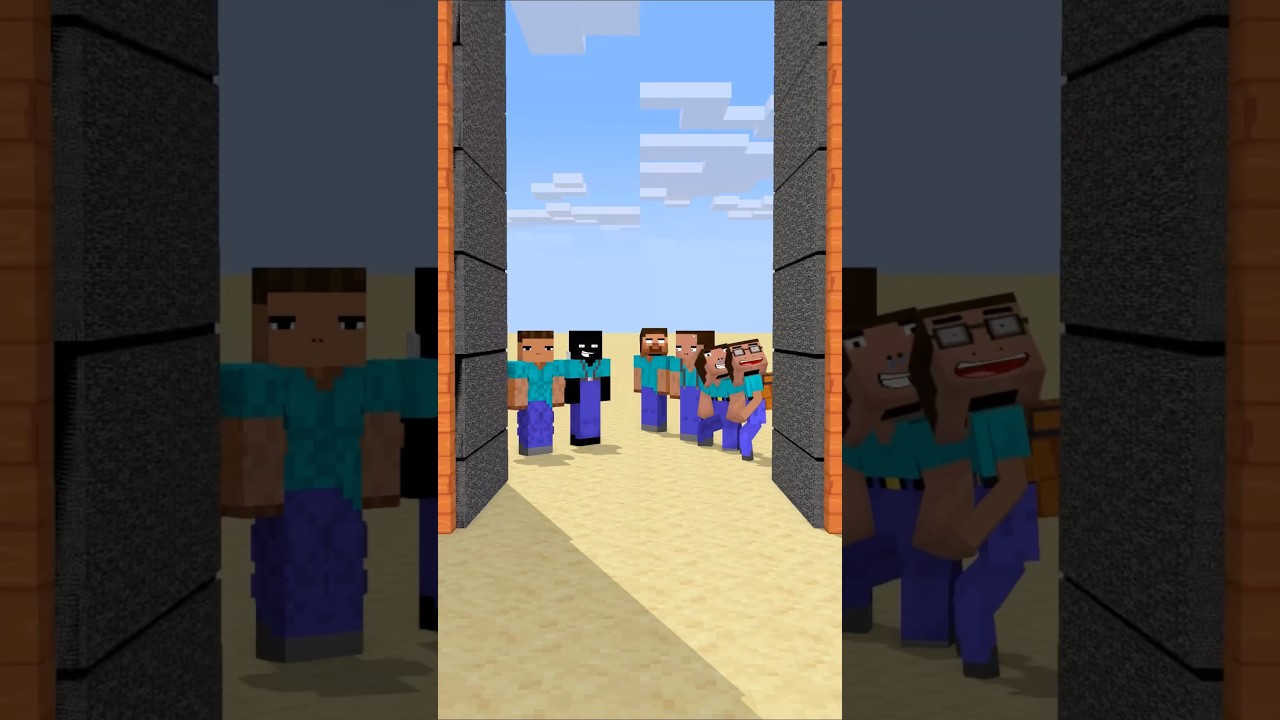 Herobrine And Friends Who Is The Smartest #friendship #shorts #trending #anime
