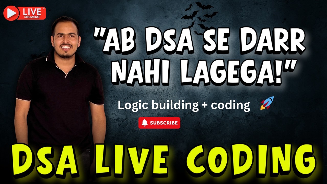 DSA live coding ( time and space complexcity)