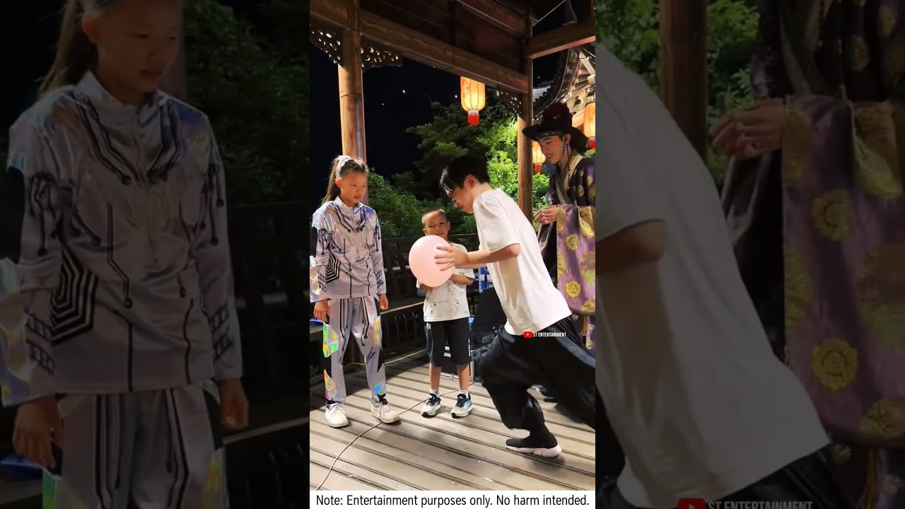 invisible heavy balloon trick 🤣 #funny #funnyvideo