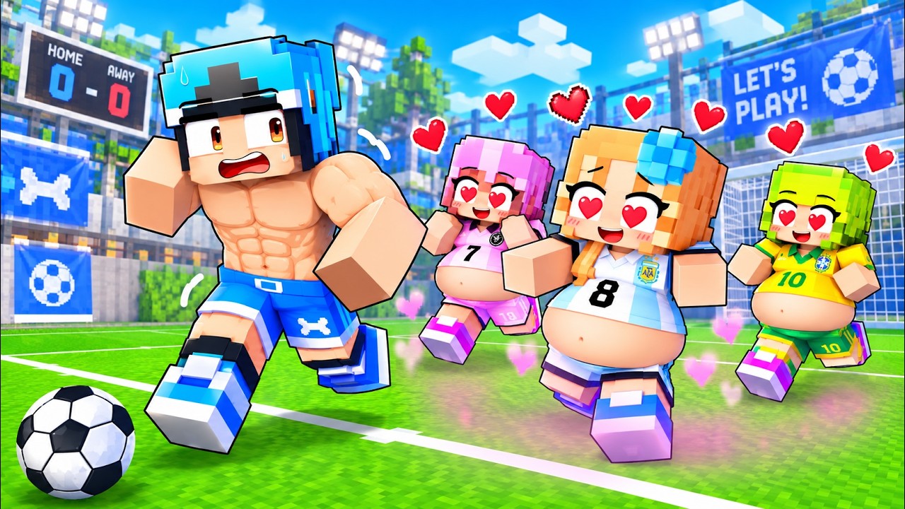 Omz World Cup LOVE CURSE in Minecraft!