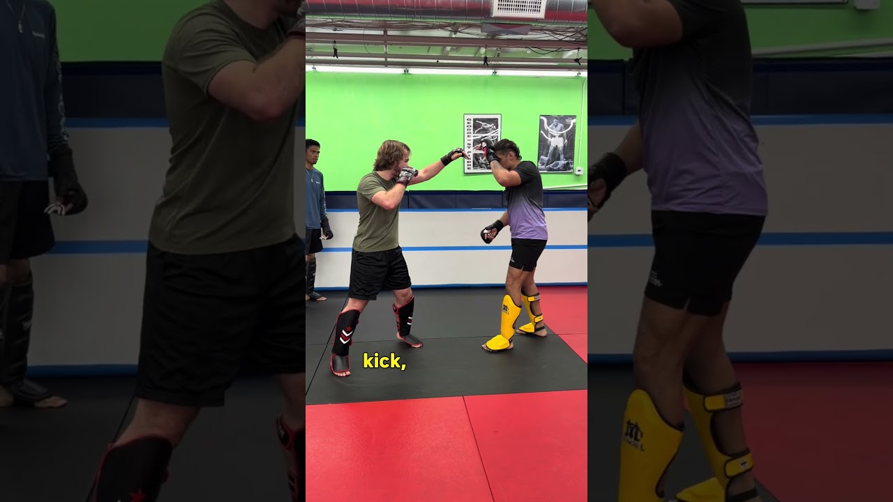 What is a naked kick? #mma #muaythai #kickboxing