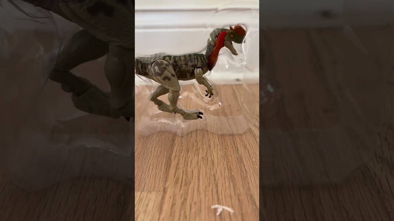 Hammond collection Dilophosaurus toy review #unboxing #jurassicworld ￼