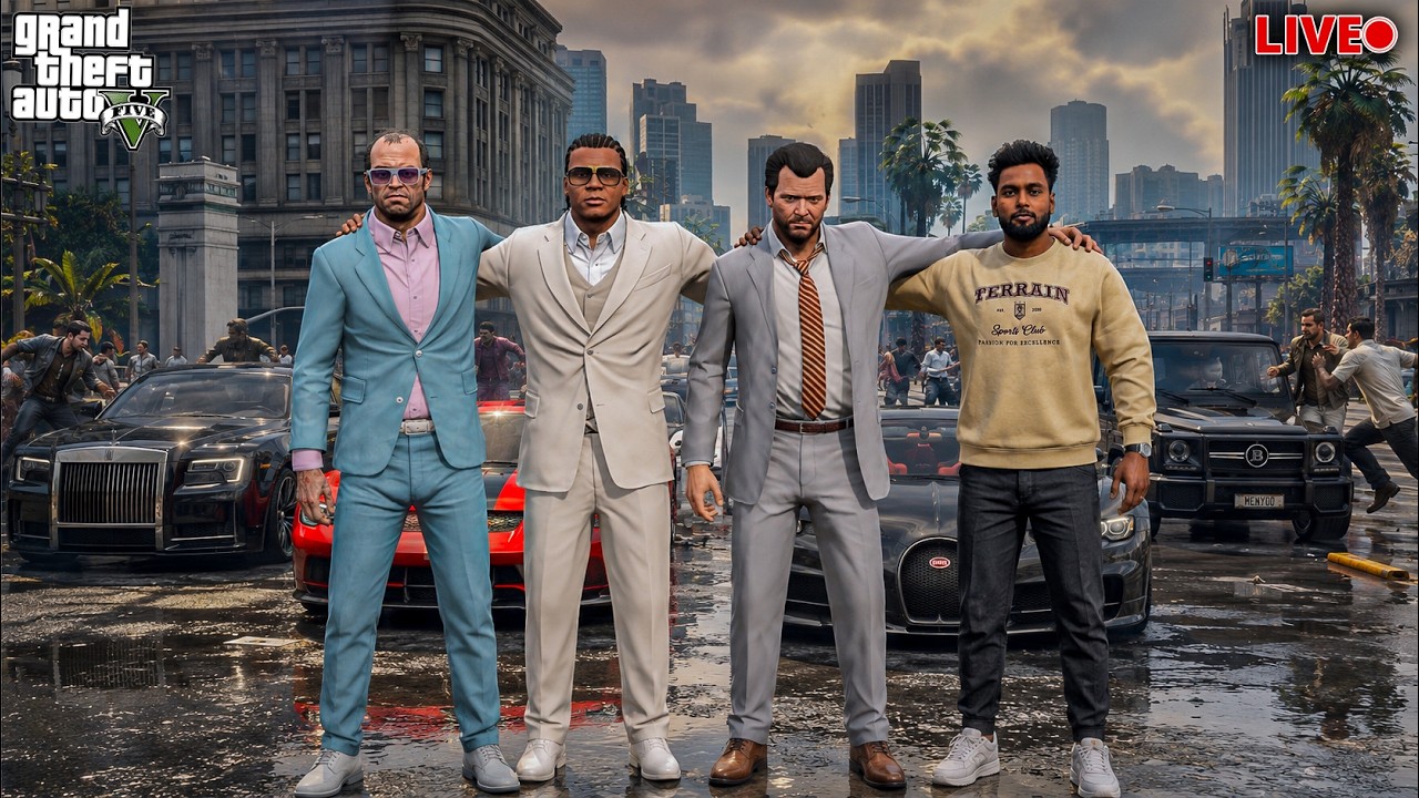 LIVE AFTER A LONG TIME || GTA V MISSION