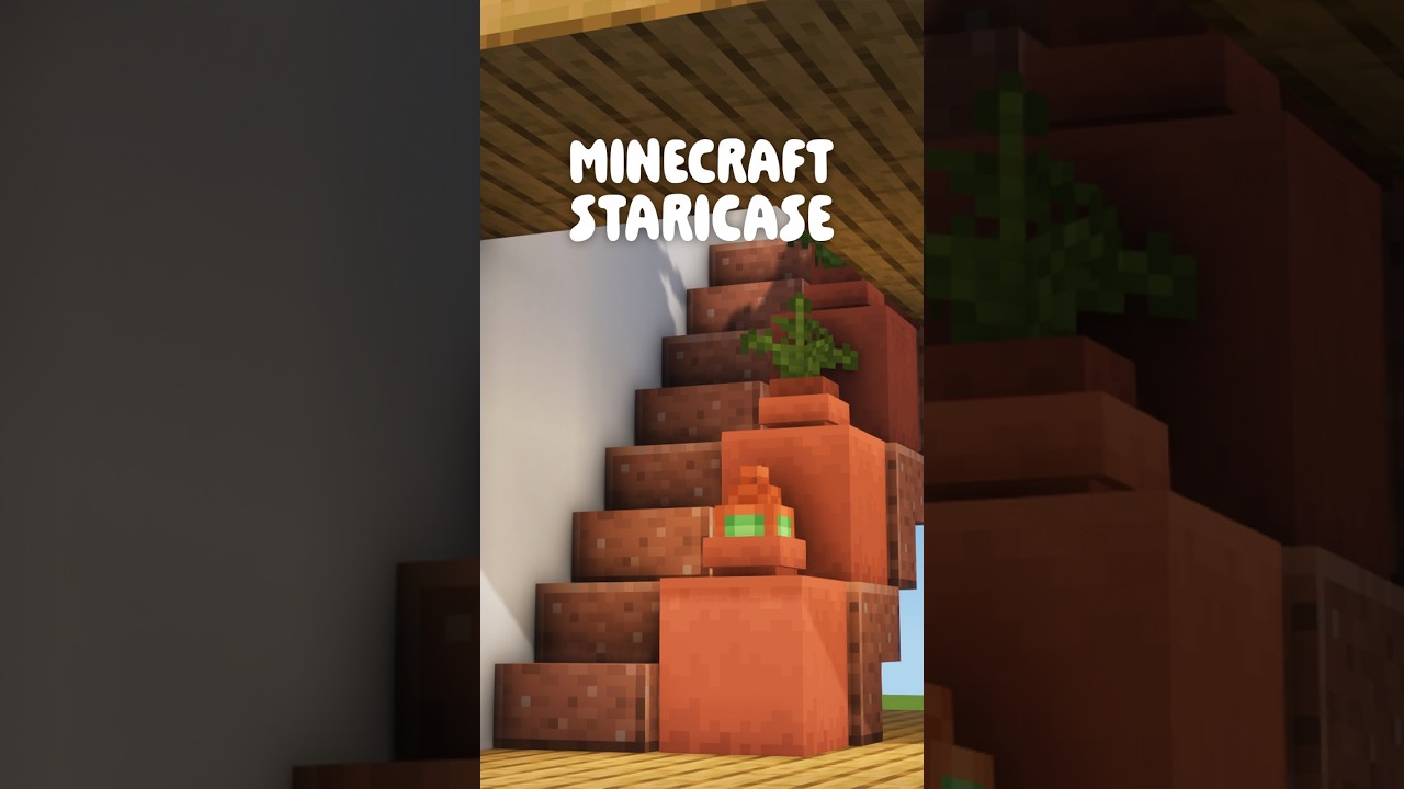 MINECRAFT STAIRCASE  #minecraft