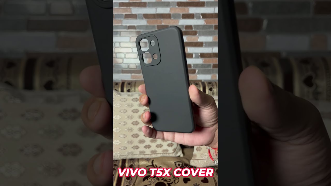 Best Vivo T5X Black Back Cover Review in Hindi India