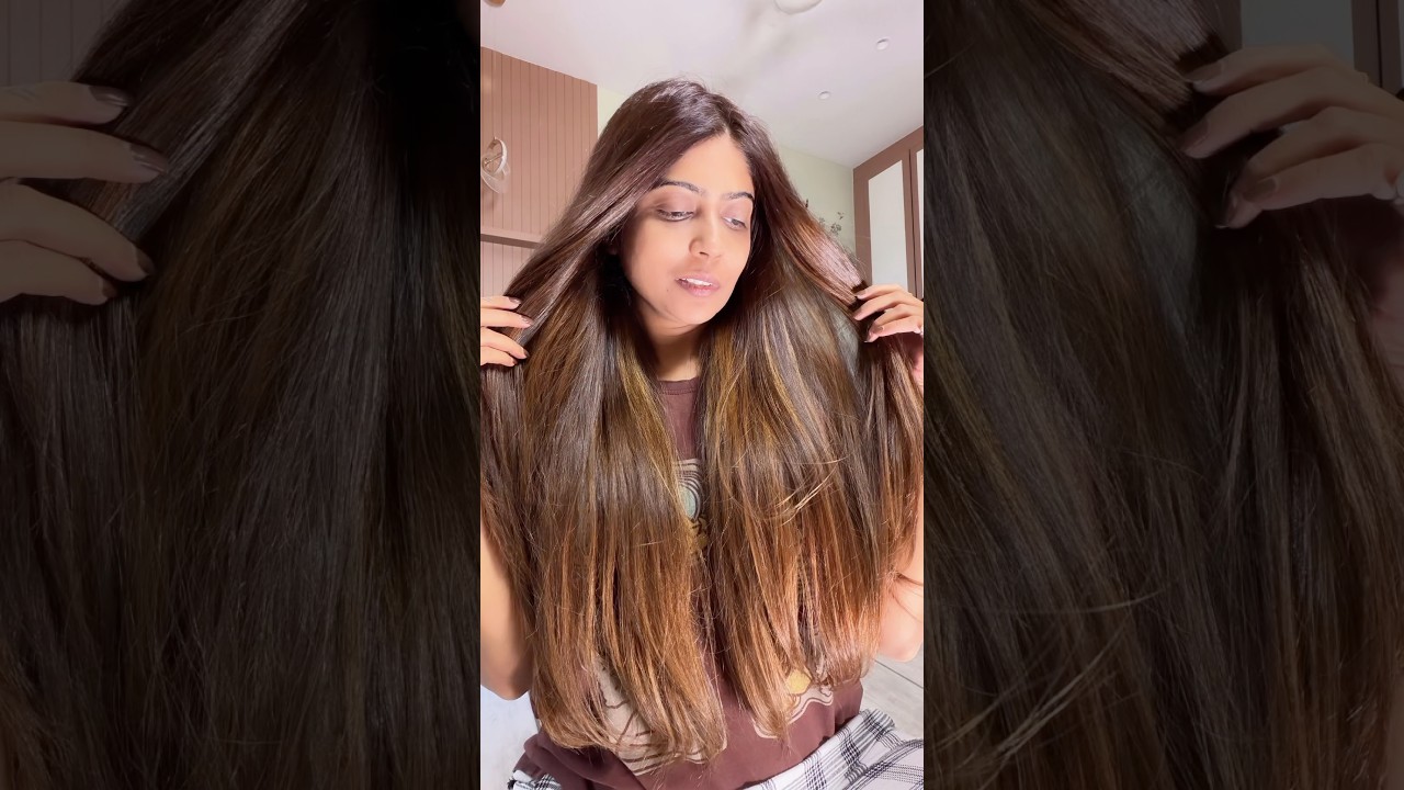 Haircare Routine For Damaged, Coloured and Chemically Treated Hair ✨ #reducehairfall #ytshorts