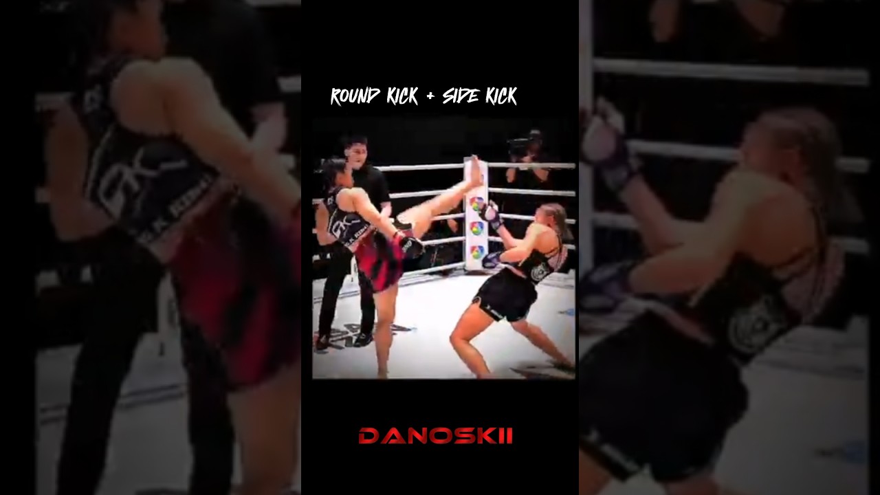 Round kick Side Kick 🔥 #mma #taekwando #youtubeshorts #usa #boxing #ytshorts #tutorial #yt #viral
