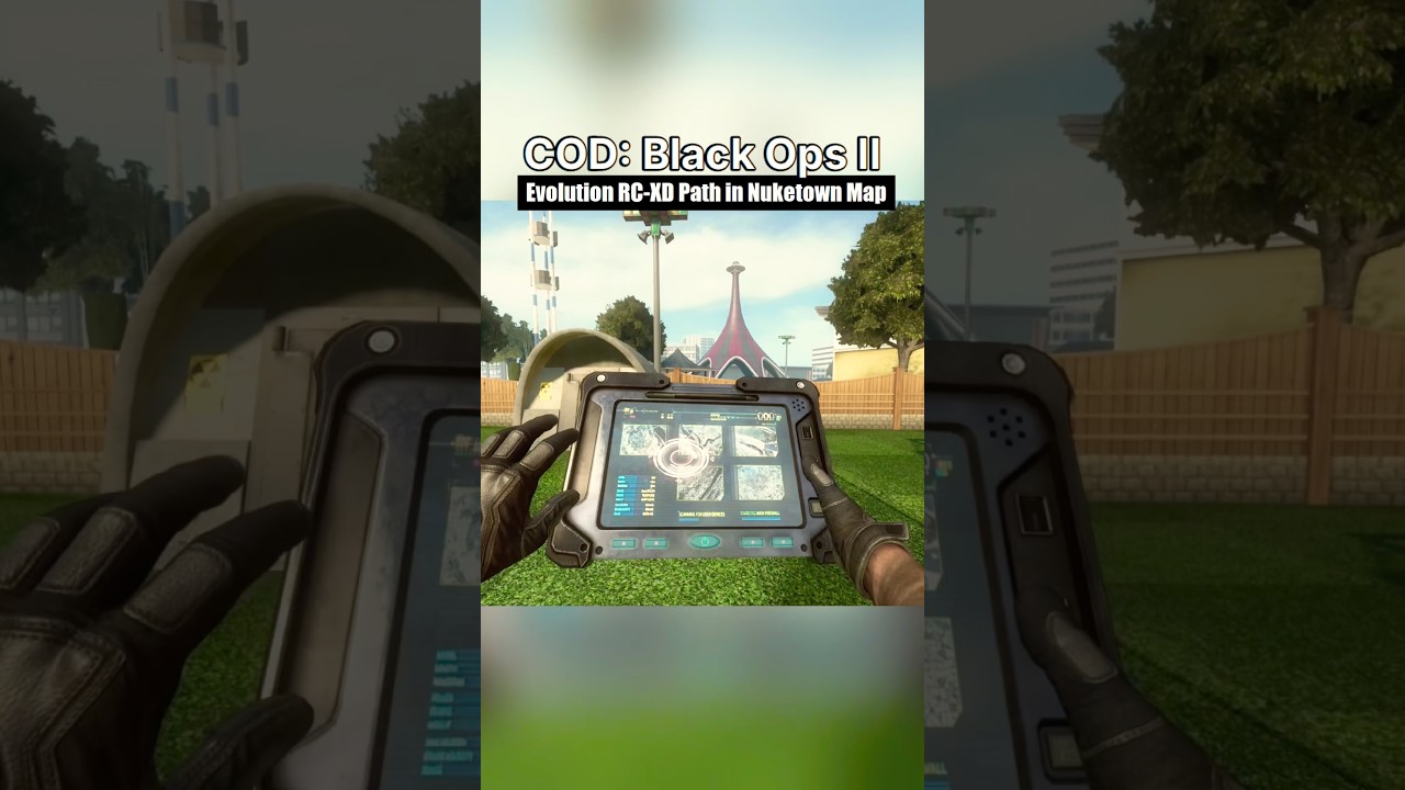 Evolution of RC-XD Path in Call of Duty Nuketown Map 👀