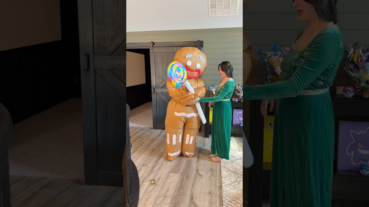 Not the gumdrop buttons!! 🍭 #funny #couple #shrek #shorts