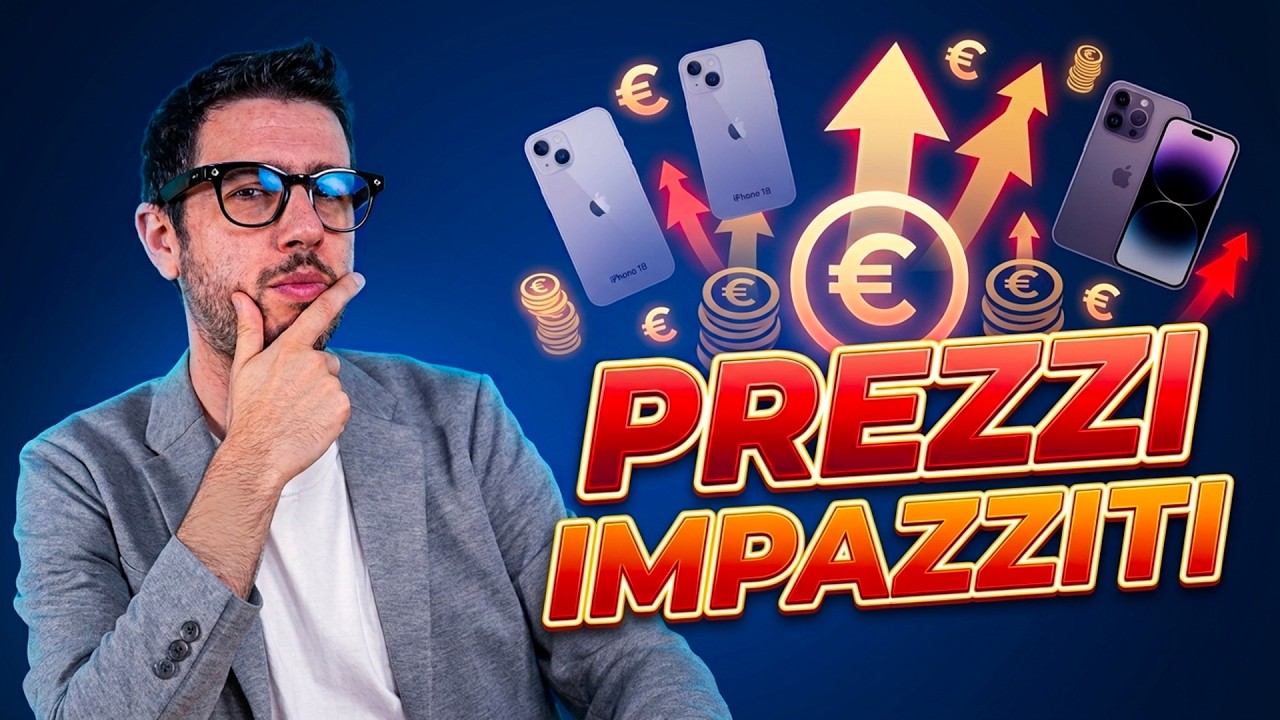 I PREZZI PAZZI degli iPHONE 18, 19, 20, 21, 22 e 23