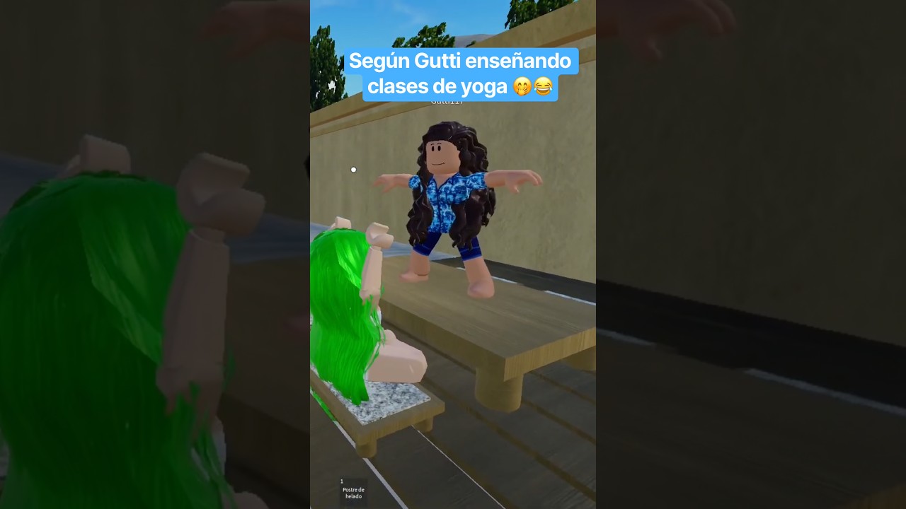 Según Gutti Dando Clases de yoga con su Cabello de Galán 🤭😂