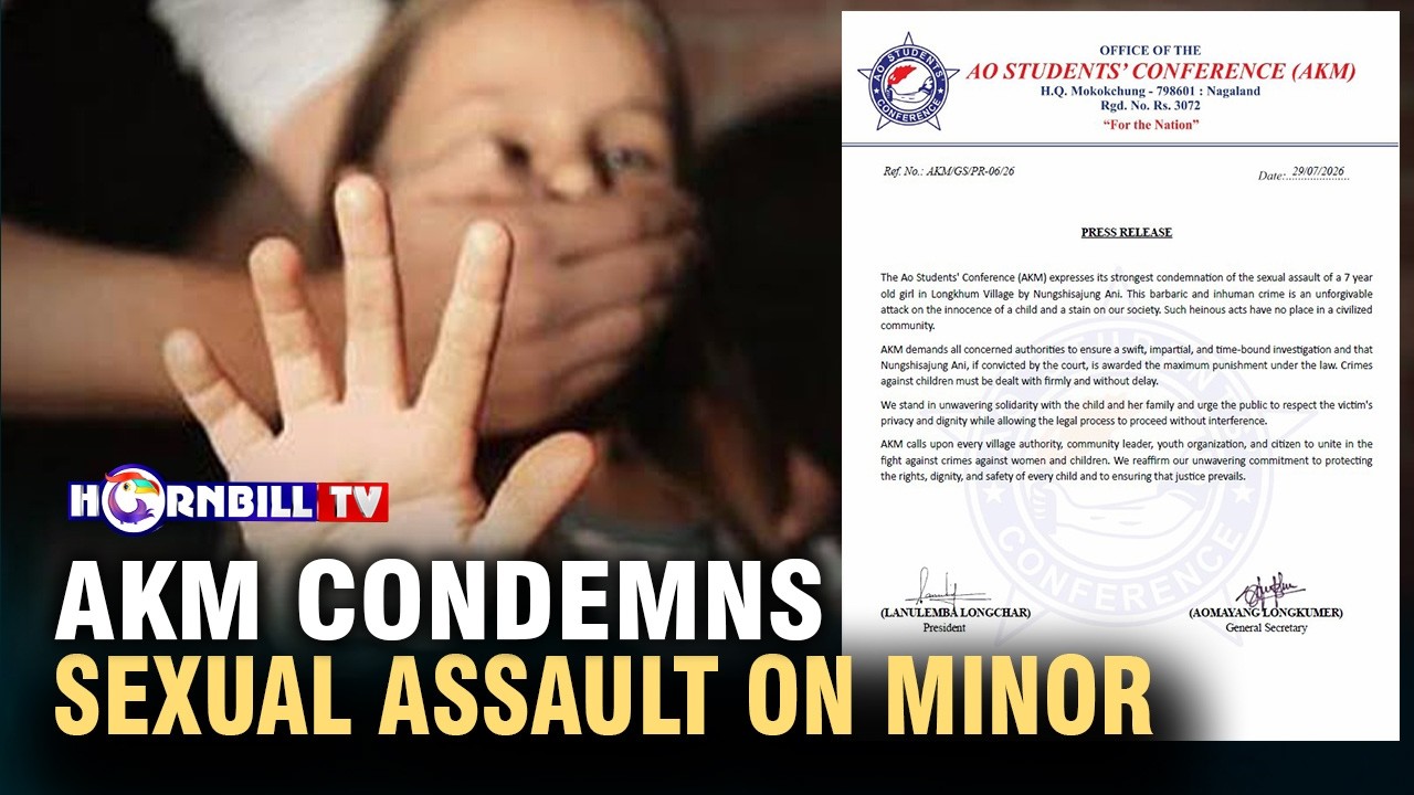 AKM CONDEMNS SEXUAL ASSAULT ON MINOR