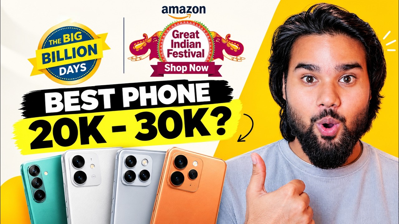 Best Smartphones Under ₹30,000 in Sale 🔥 Amazon Great Indian Festival & Flipkart BBD