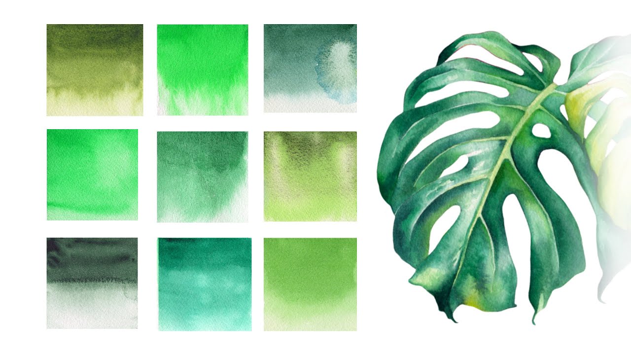 Essential Watercolor Greens 💚 Don’t Buy or Mix Until You Watch!