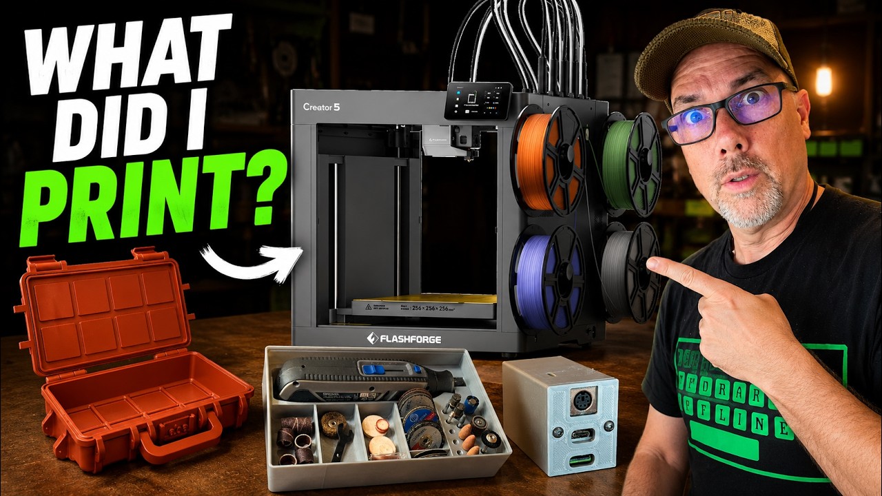 I Put the FlashForge Creator 5 to Work... Here’s What Happened