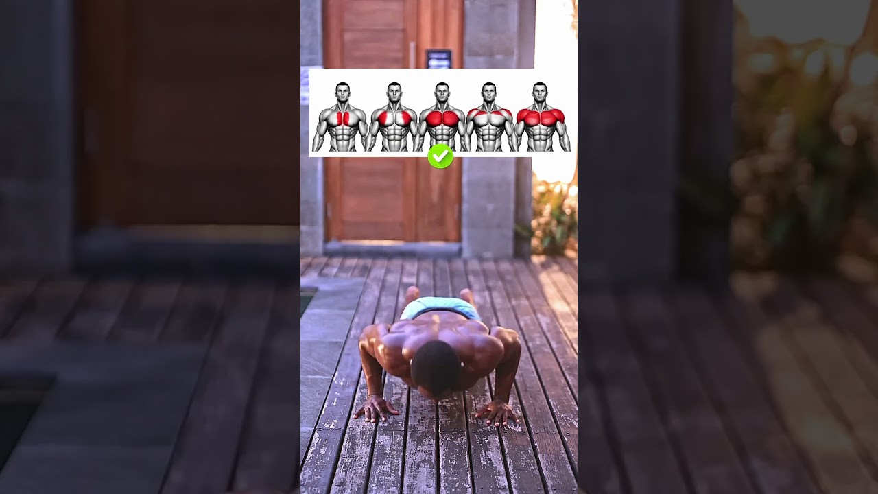 Pushups chest workout at home ⚡️ #trending #fitness #pushups