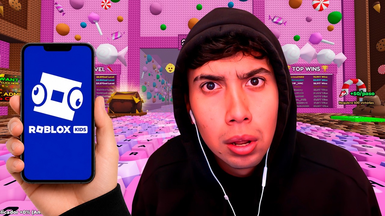 PROBANDO ROBLOX KIDS POR PRIMERA VEZ!🟦